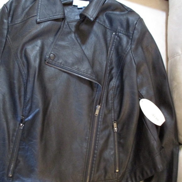 jcpenney Jackets & Blazers - Faux Leather Moro Jacket